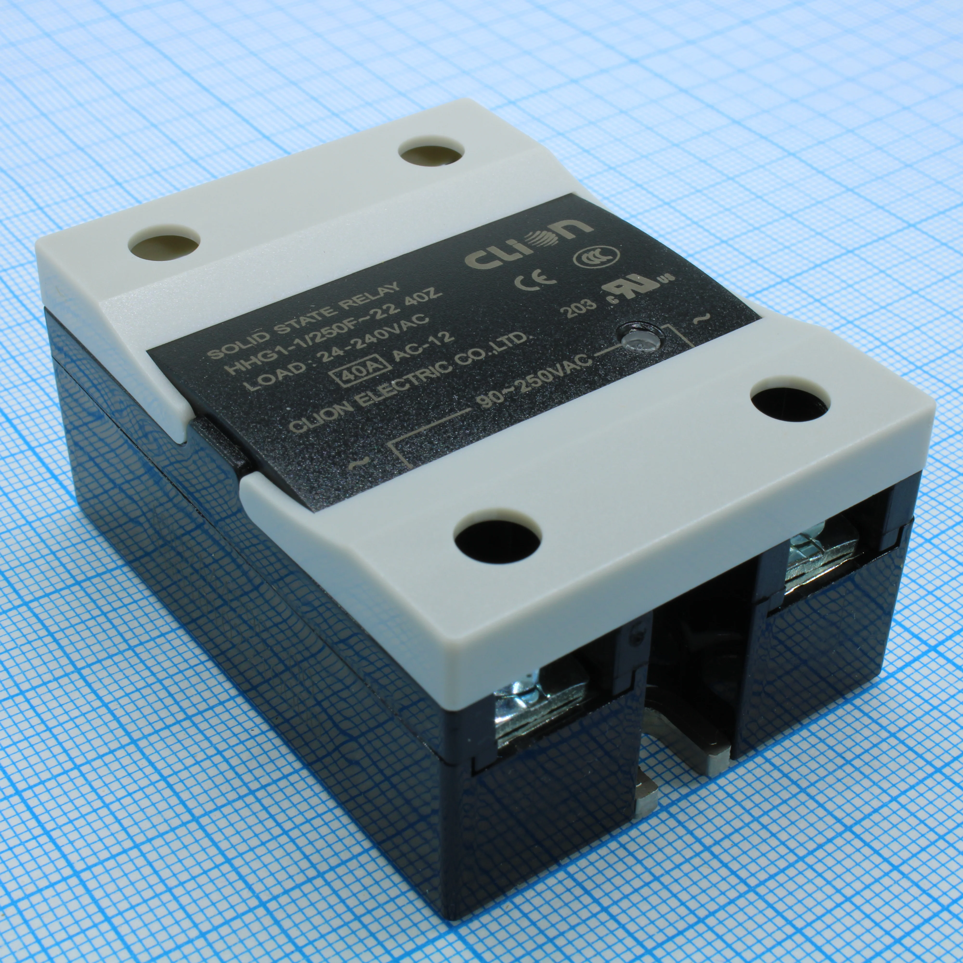 HHG1-1/250F~22 40Z - Реле 90-250VAC, 40A/240VAC (zero-cross)