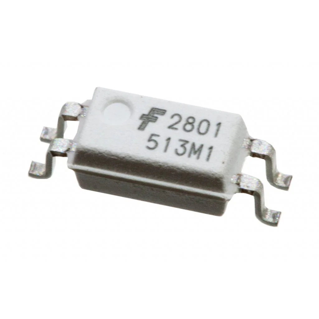 HMHA2801 - Оптопара транзисторная одноканальная 3.75кВ /80В 0.05A Кус=80..600% 0.15Вт -55...+100°C