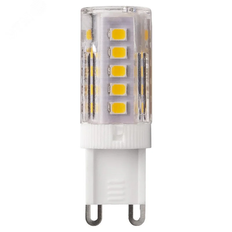 Лампа светодиодная LED 5Вт G9 300Лм белый 220V/50Hz БЛИСТЕР 2 шт. 1036650B