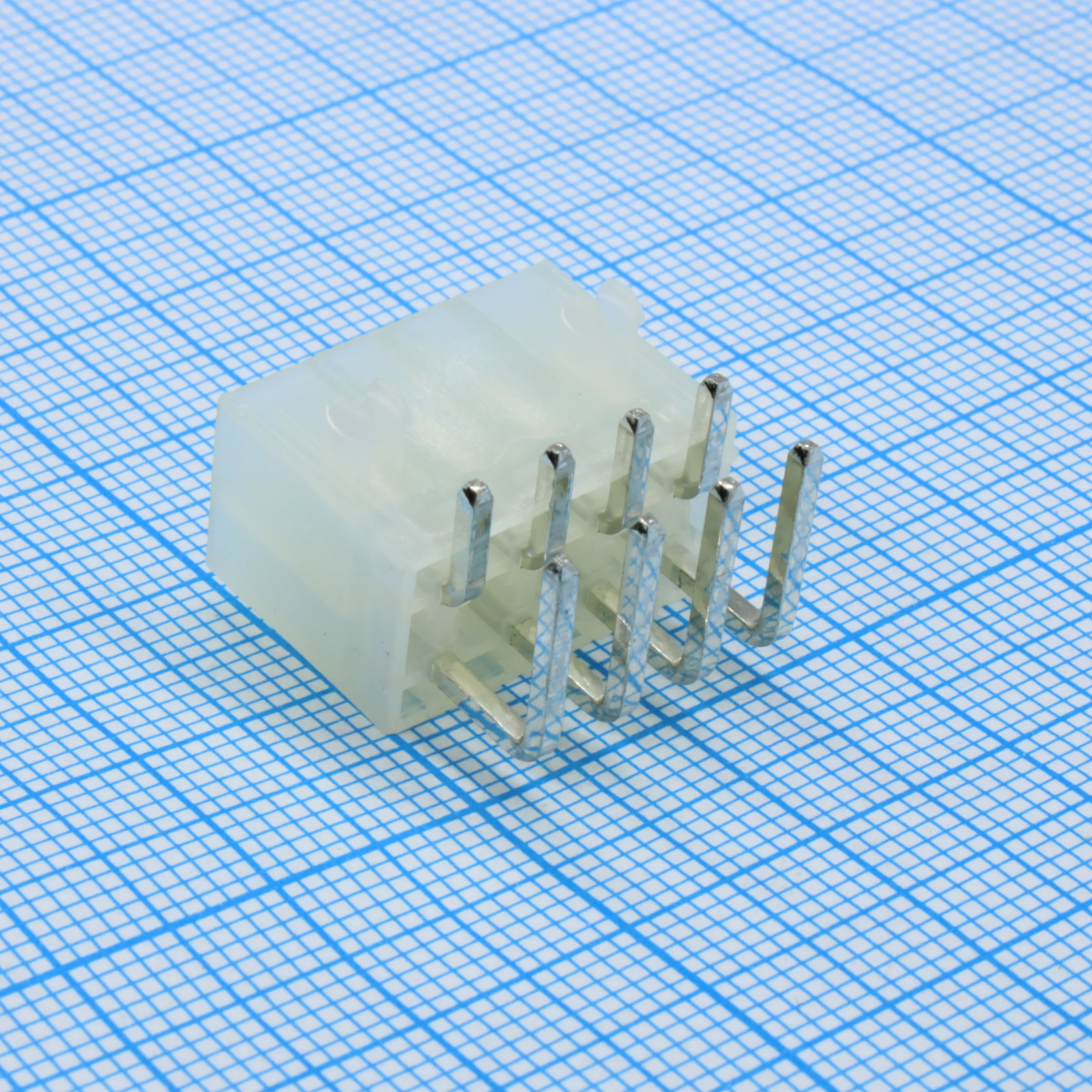 DS1073-01-2X4MR2T6 - Разъем штыревой двухрядный угловой на плату