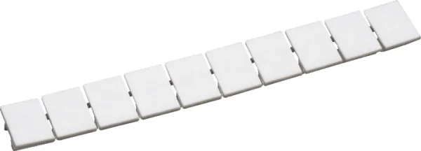 CA509/K5WHT - Маркировка для клемм шириной 5 мм, размер шильдика: 9,5*4,5 мм, 10 шильдиков, цвет: белый, чистая, упаковка 100 шт.