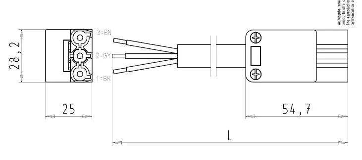 CONNECT W. CABLE GST18I3KS-S 15 - Кабельная сборка, оконеченная вилочным разъемом GST18I3 и свободным концом, 3 полюса, длина кабеля: 6 метров, сечение жил кабеля: 3х1,5 мм.кв., номинальное напряжение: 250V, номинальный ток: 16А, цвет кабеля: черный, цвет