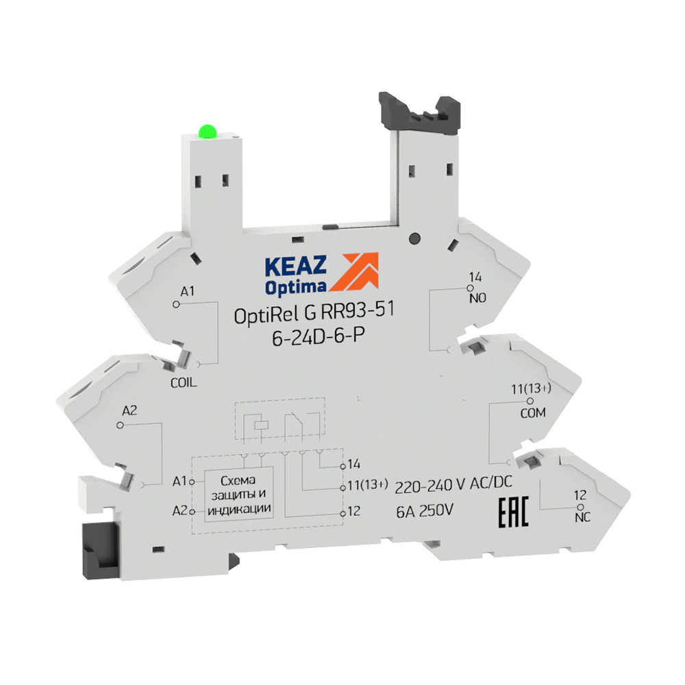 Розетка для реле OptiRel G RR93-51-6-24D-6-P 281160