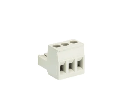 Розетка Wiecon 8113 B / 3 OB - Розеточный разъем, угловой, на кабель, шаг 5,00 мм, 3 полюса, номинальное сечение: 2,5 мм кв., винтовая фиксация провода, 400V, 12А, без маркировки, цвет: серый, серия 8113 B OB