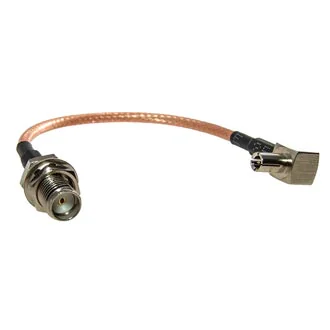 SMA-K-1.5-RG316-10CM-TS9 - Разъем высокочастотный, кабельная сборка SMA гнездо - TS9 штекер, длина 15 см