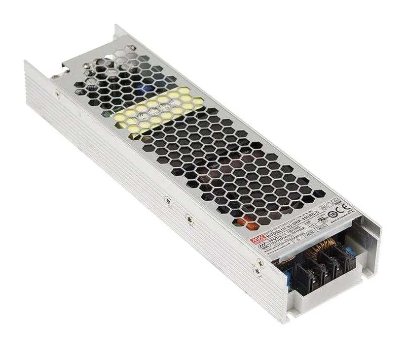 UHP-350-36 - AC-DC, 350.4Вт, вход 90…264В AC, 47…63Гц, выход 24В/14.6A, ККМ, рег. вых 22.8…25.2В, изоляция 3750В AC, в кожухе 220х62х31мм, -30…+70°С
