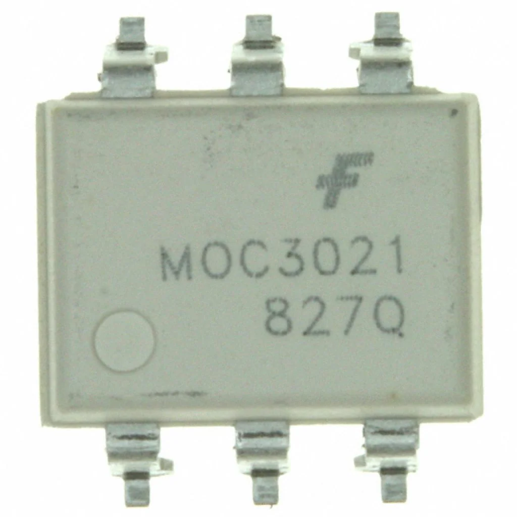 MOC3021SR2M - Оптопара симисторная изоляция 5.3кВ 6SMD
