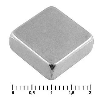 B 15X15X6 N35 - Магнит неодимовый класс N35 15х15х6 квадрат