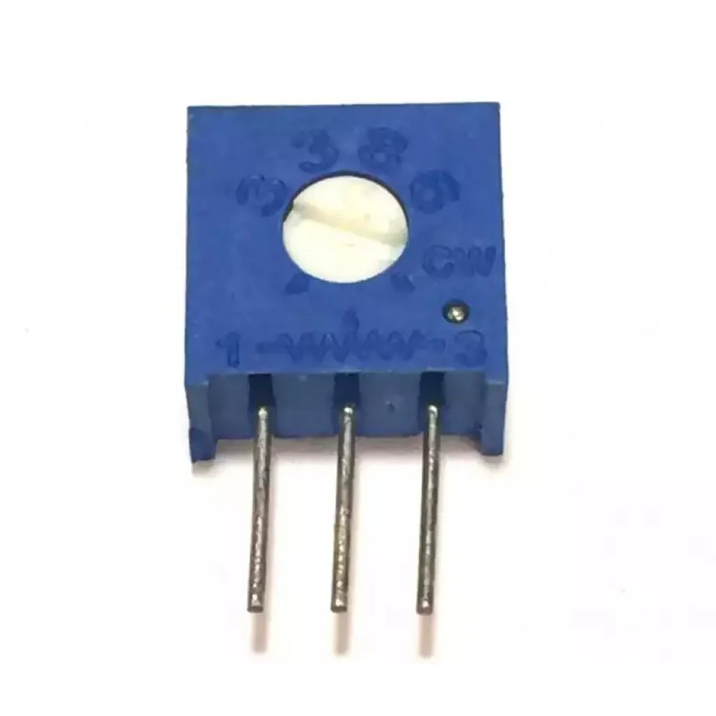 TSR-3386W-501R - Потенциометр однооборотный керметный 500Ом 0.5Вт ±10% (9.53 X 4.83 X 9.53мм)