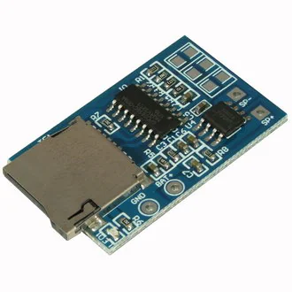 EM-611 - Модуль MP3 плеер мини моно, воспроизведение с карты micro SD 512…16 Гб