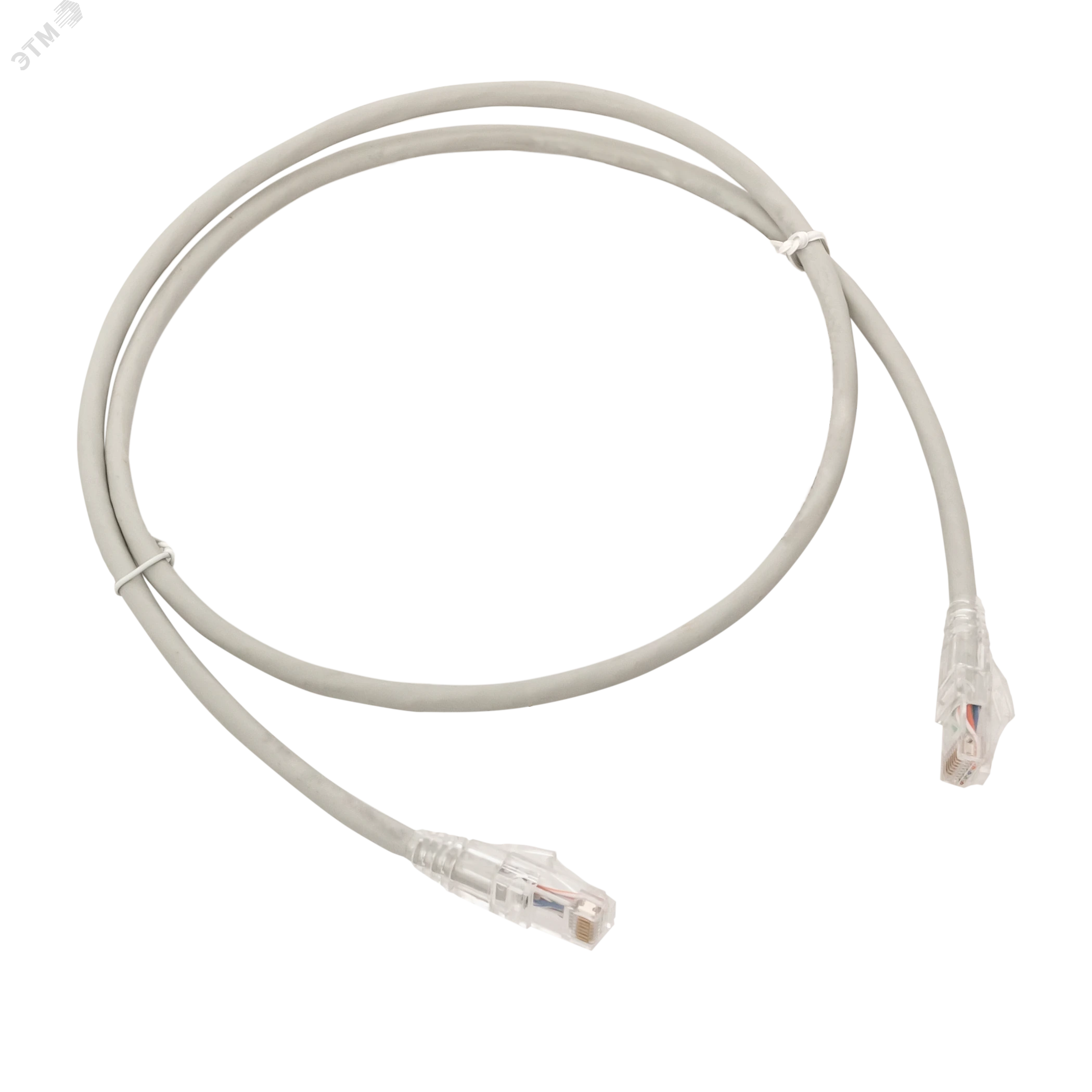 Патч-корд кат.6 UTP экранир. LSZH сер. 1.0м TERACOM PRO TRP-6UTP-LSH-1M-GY