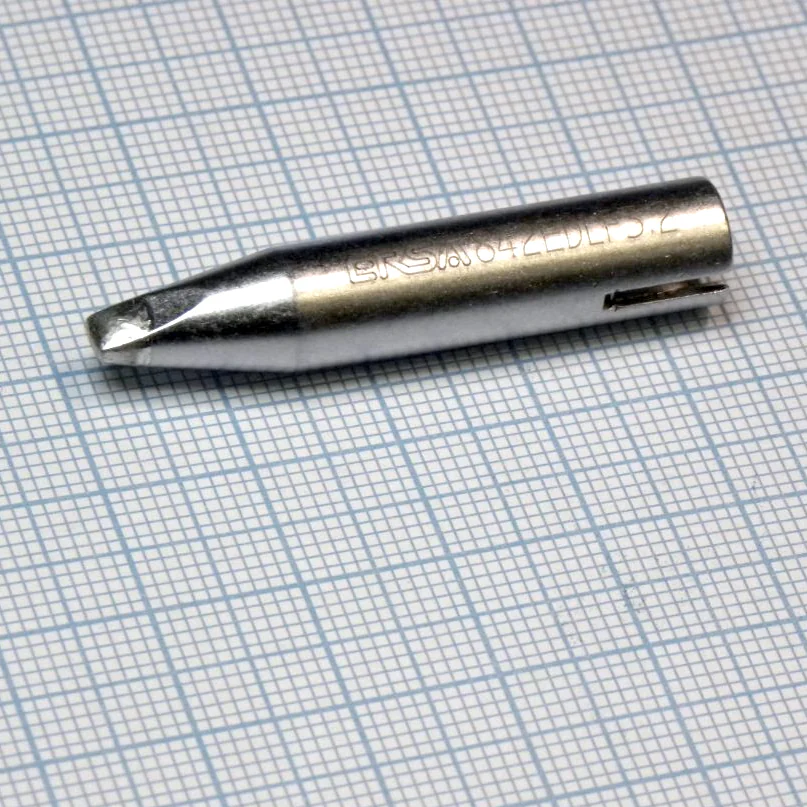 0842ED - Жало паяльное для паяльников ERSA BasicTool, ErgoTool, PowerTool, RT-80, MultiPro, MultiSprint, Multi-TC, PTC-70, ERSA 25+, ERSA 35+, клин 3,2х1,0 мм, термосбалансированное