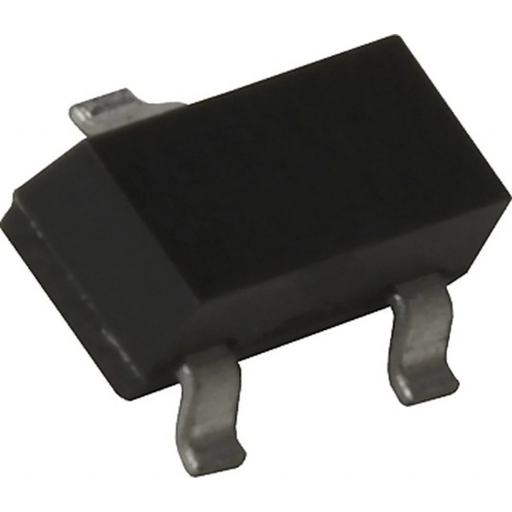 BCR112E6327HTSA1 - Цифровой биполярный транзистор NPN, 50 В, 0.1 А, 0.2 Вт, 140 МГц, 4.7 кОм+4.7 кОм