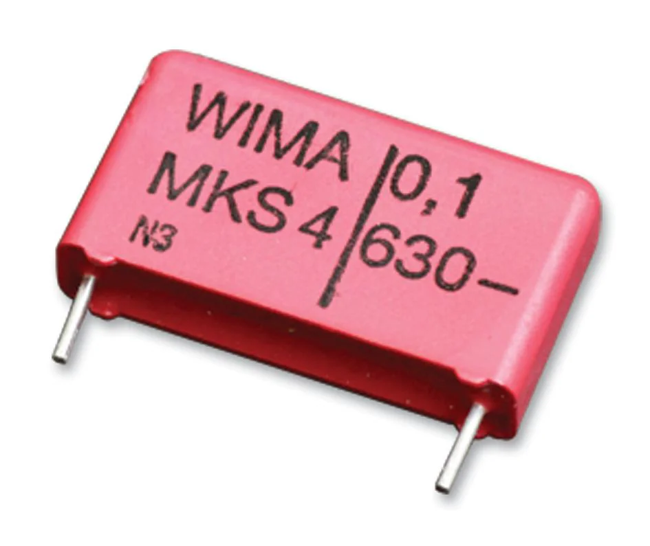 MKS2C034701C00KSSD - Конденсатор металлоплёночный полиэтилентерефталатный 0.47мкФ 63В ±10% (7.2х3.5х8.5мм) шаг выводов 5мм 125°С автомобильного применения B