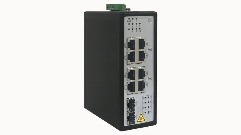 Коммутатор неупр. DSW-A10K2080P - Коммутатор неуправляемый, 8 портов RJ-45, 10/100/1000BaseT, 2 порта SFP, номинальное напряжение 48-57VDC, IP30, рабочая температура: -40°C~+75°C, монтаж DIN35