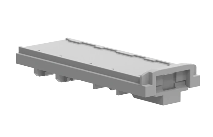 Кронштейн TPA1.5 NS 35T-GY - Кронштейн для DIN-рейки, для блоков TPA1.5…, TPA4/1.5…, цвет: серый