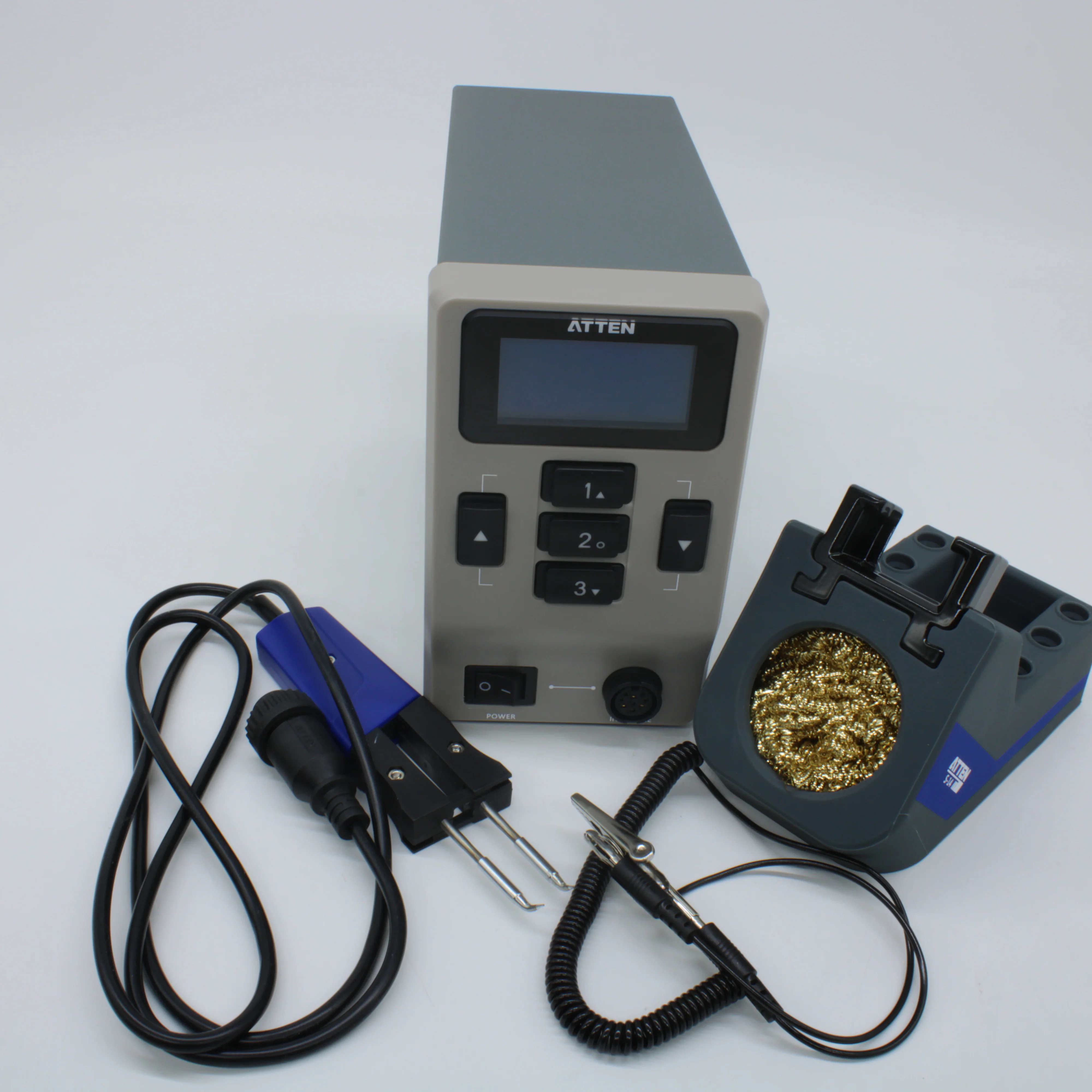 ST-1509-N100 - Паяльная станция 150Вт с термопинцетом N9100, цифровая регулировка температуры от 80°С до 480°С