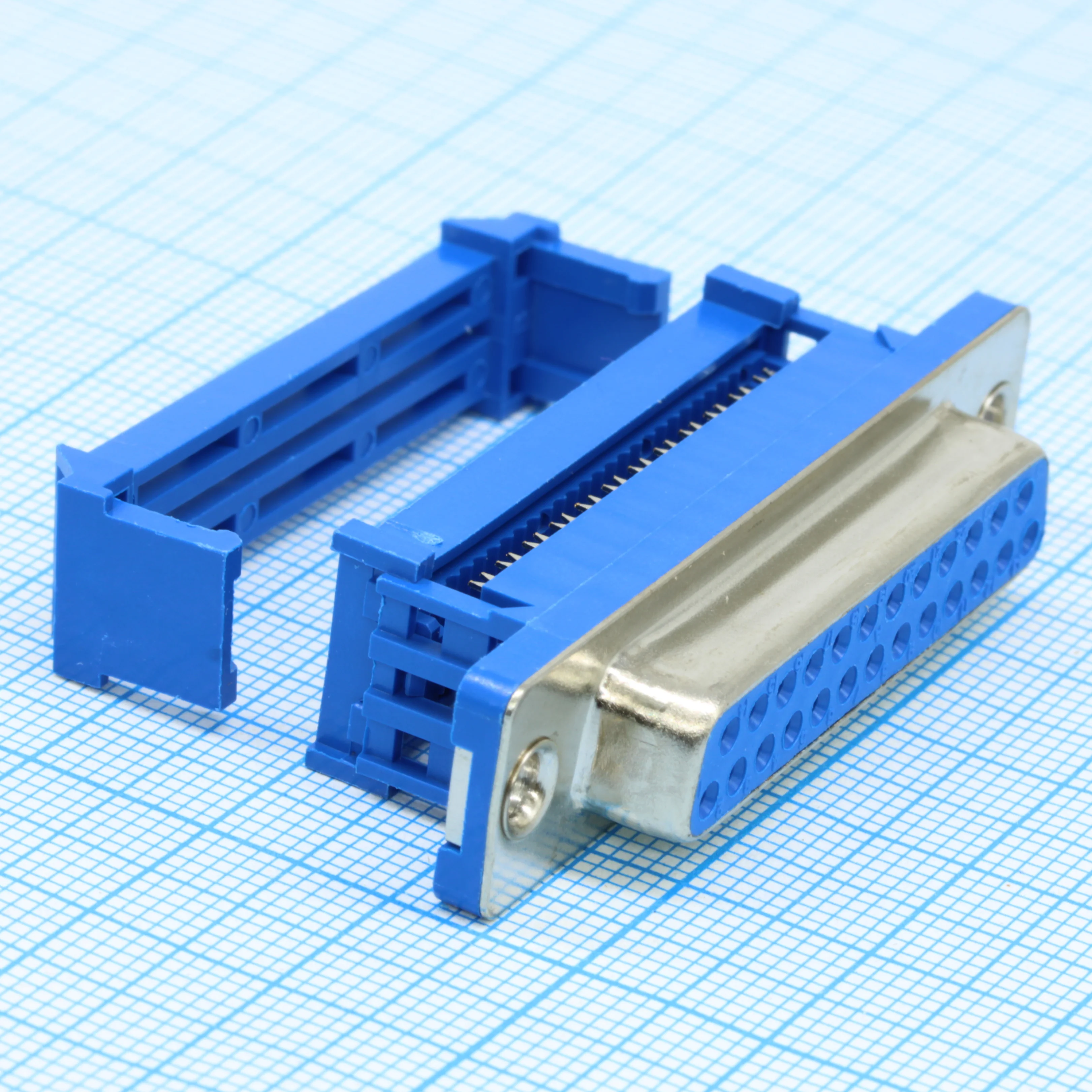 DS1036-25FPU2NX-YT - Разъем D-Sub IDC (розетка) прижимной 25 контактов на кабель