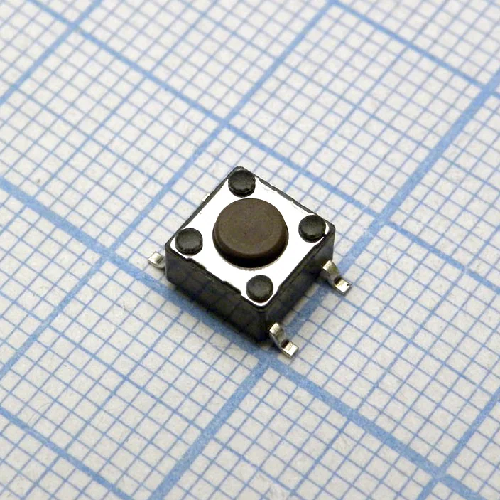 DTSM-61N-V-T/R - Кнопка тактильная миниатюрная SMD