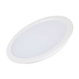 Светильник DL-BL225-24W Day White 021443 - Светодиодная панель 24Вт, корпус белый IP40, круглый. Цвет ДНЕВНОЙ БЕЛЫЙ 4000K, св.поток 1920-2160лм, CRI(Ra)>80, угол 100°. Размер Ф225x26 мм, установка в отверстие 205 мм. Питание AC 180-240V, 24Вт, DC600mA 36.