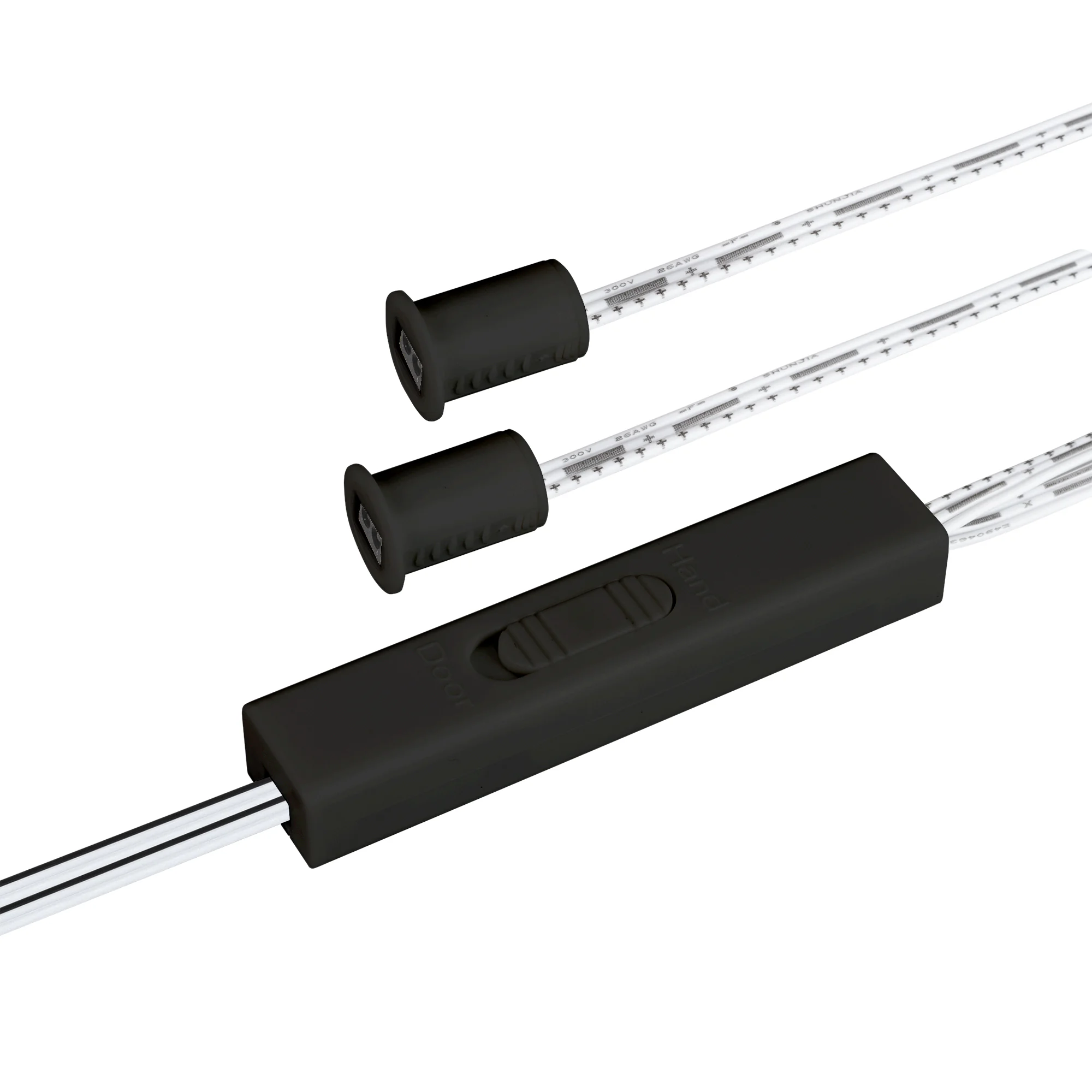 ИК-датчик SR-PRIME-RECESSED-IRD/H-R11-BK (12-24V, 48-96W, DOOR/HAND) 046465 - Выключатель для светодиодной ленты 12-24 В. В комплекте 2 датчика. Питание/рабочее напряжение DC 12-24 В, максимальный ток 4 A на канал, 1 канал, максимальная мощность 48-96 Вт.