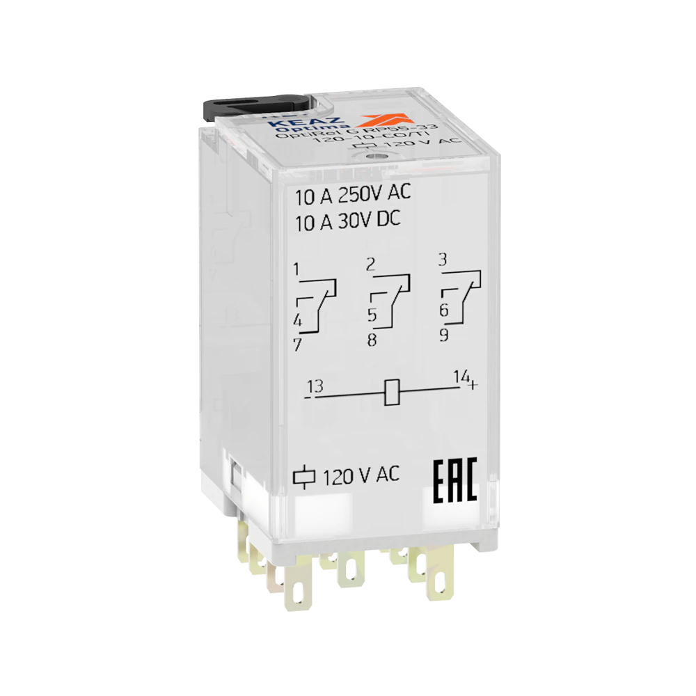 Реле промежуточное OptiRel G RP55-33-220D-10-CO КЭАЗ 281098