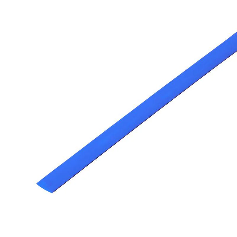 Трубка термоусадочная ТУТ нг 4,0/2,0 синяя - 1м, не поддерживает горение