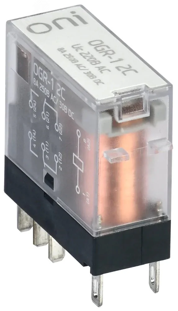 Реле общего назначения OGR-1 2C 220В AC OGR-1-2C-AC220V
