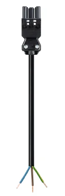 GESIS GST 18i3K1B 25 60SW - Кабельная сборка, оконеченная розеточным разъемом GST18i3, и свободным концом, 3 полюса, длина кабеля: 6 метров, сечение жил кабеля: 3х2,5 мм.кв., номинальное напряжение: 250V, номинальный ток: 20А, цвет разъема: черный, цвет к