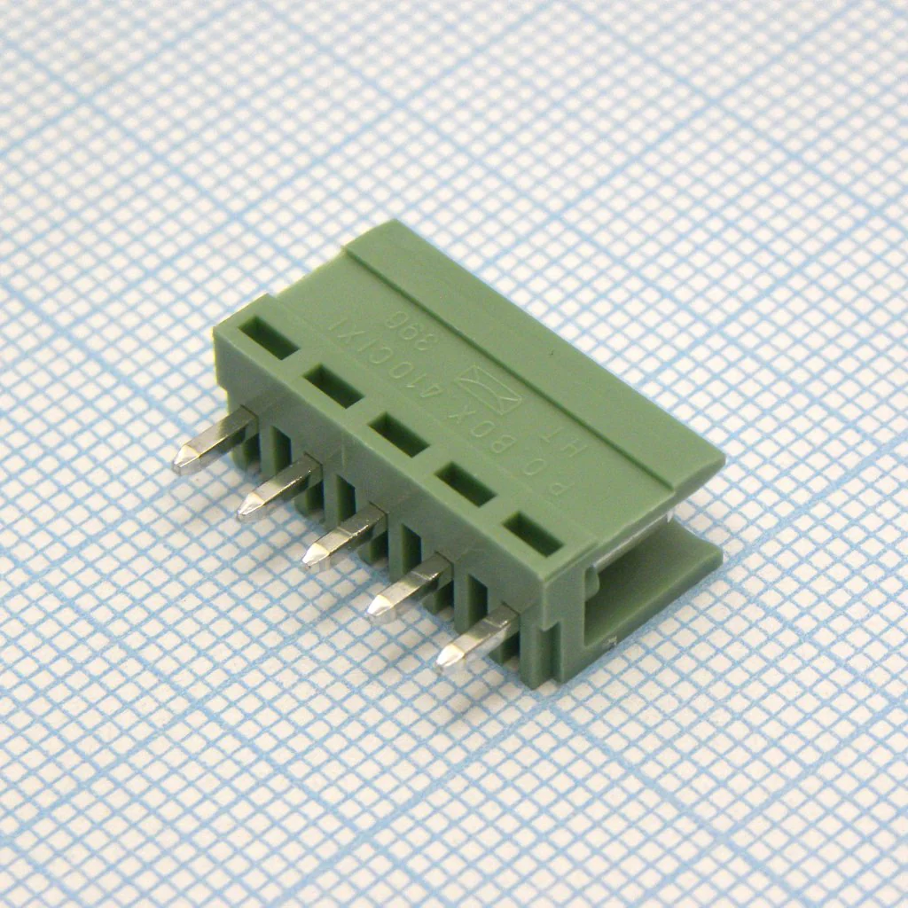 HT396V-3.96-05P-14-00A(H) - Клеммник на плату, 5 контактов. Серия HT396V.