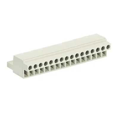 Розетка Wiecon 8113 B / 16 TOP OB - Розеточный разъем, на кабель, прямой, шаг 5,00 мм, 16 полюсов, номинальное сечение: 2,5 мм кв., винтовая фиксация провода, 400V, 12А, без маркировки, цвет: серый, серия 8113 B TOP