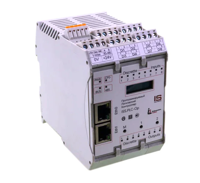 ISS.PLC-St.C Standart ISS.PLC-St.C - Программируемый логический контроллер, серии Standart, подходит для управления средними и крупными системами автоматизации. Управляется мощным 4-х ядерным процессором ARM Cortex 1,4 Ггц, OS Linux, среда разработки CODE