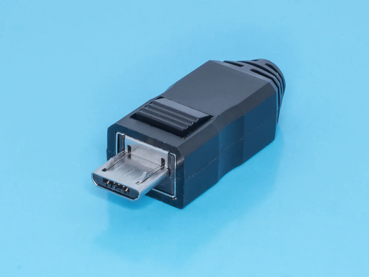 USB/MC-SP - Разъем micro USB, вилка на кабель с корпусом, 5 контактов