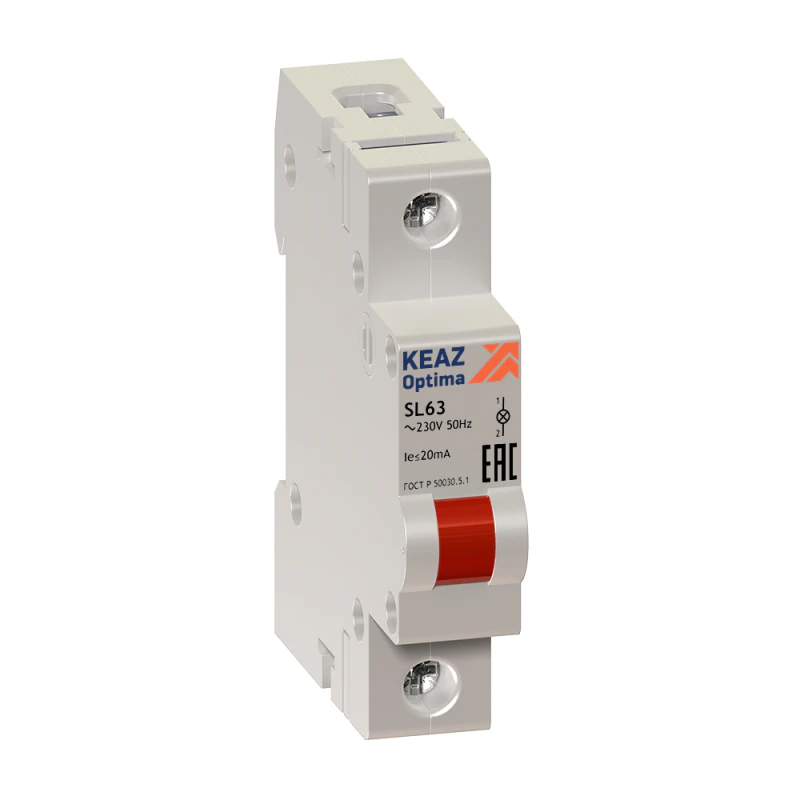 Лампа сигнальная OptiDin SL63 G 24AC/DC УХЛ3 138617