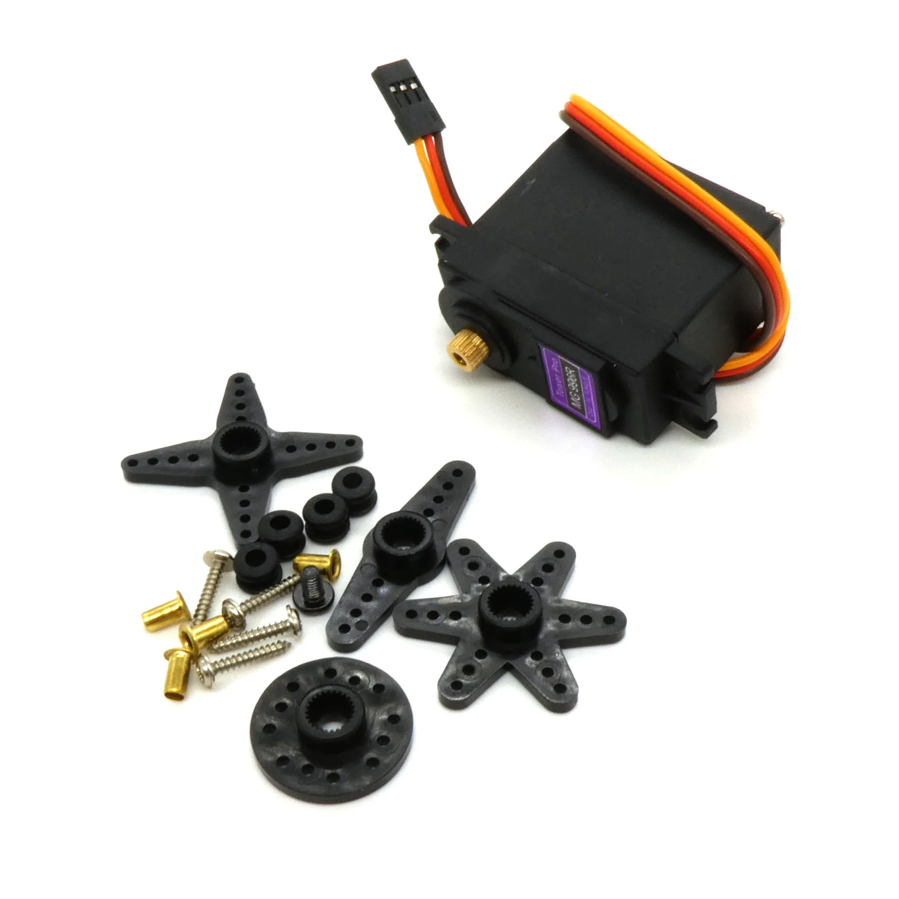 D08-Сервопривод MG996R - Цифровая рулевая машинка Tower Pro MG995r с металлическим редуктором.