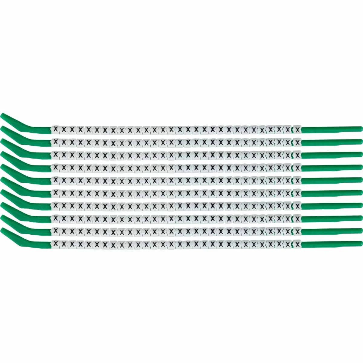 brd133183 - SCN-09-X клипсы  белые, 300шт/упак, для провода 2,5-3,0мм диаметра, легенда X