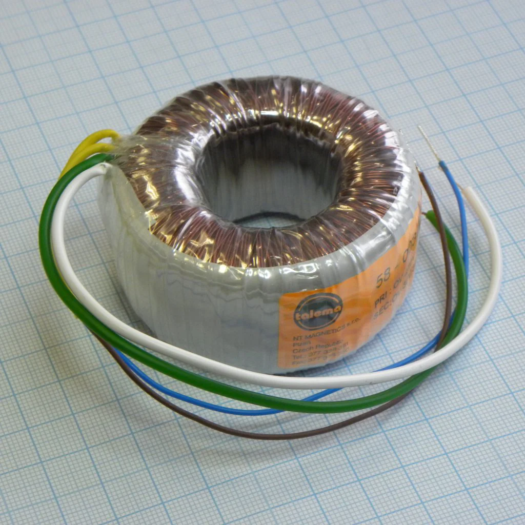 58-0032-012-S - Тороидальный трансформатор 32ВА 230В 12В 2,667A (70x36мм)