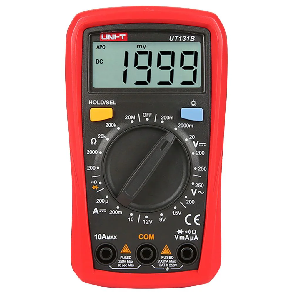 UT131B - Цифровой мультиметр, тест батарей