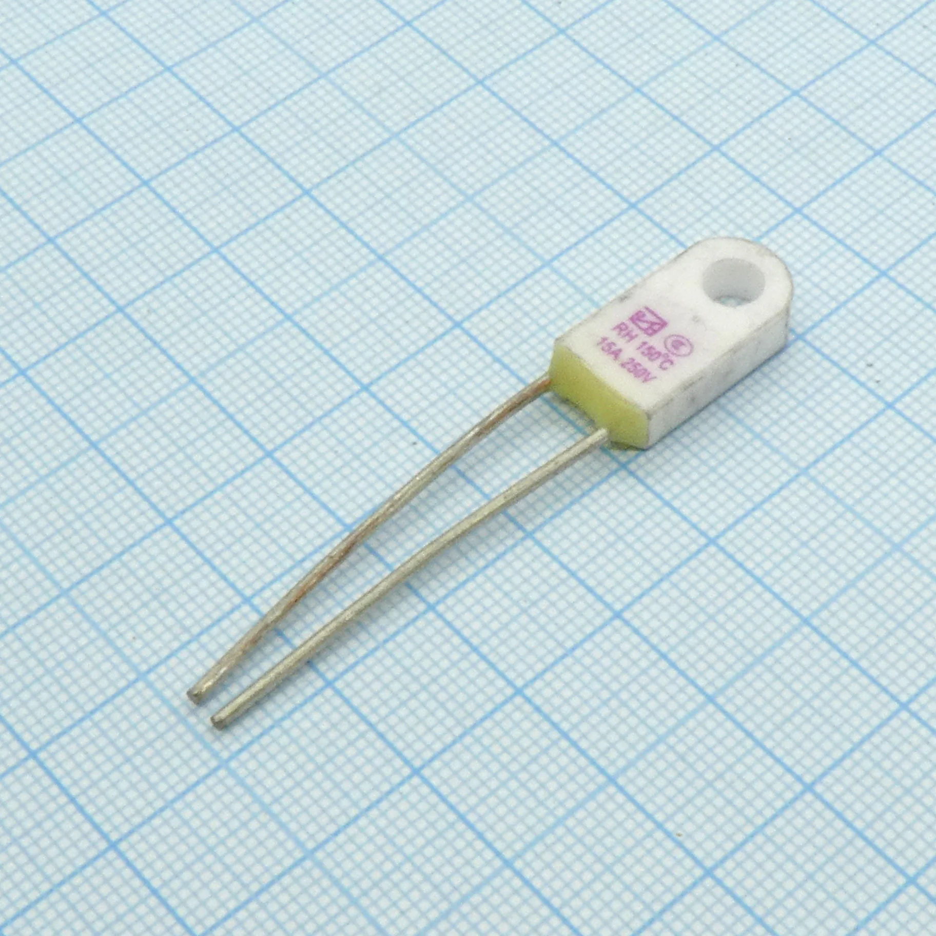 Therm.Fuse RH120 (15A) - термопредохранитель керамический "подкова", 120°C 15A