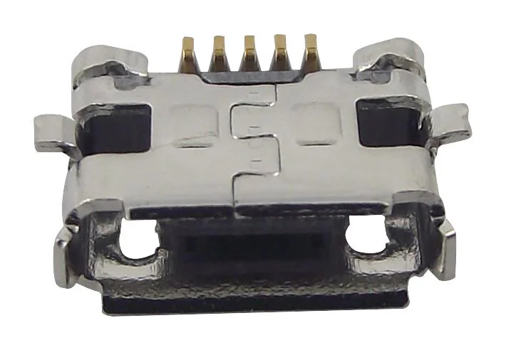 10104111-0001LF - USB-коннекторы на плату 5P Quick Connect MicroUSB TypeAB Rcpt