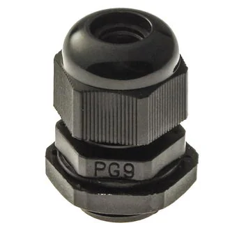 PG 9 (IP 54) черный - Кабельный ввод PG 9 (IP 54) Черный, полиамид