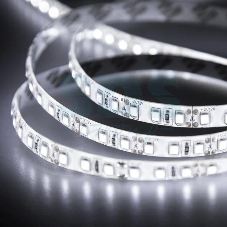 Лента светодиодная 12В, SMD2835, 9,6 Вт/м, 120 LED/м, 6500К, 8мм, 5м, IP65 141-365