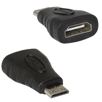 MINI HDMI (M)-HDMI (F) - Разъём mini HDMI(вилка)-HDMI(розетка)