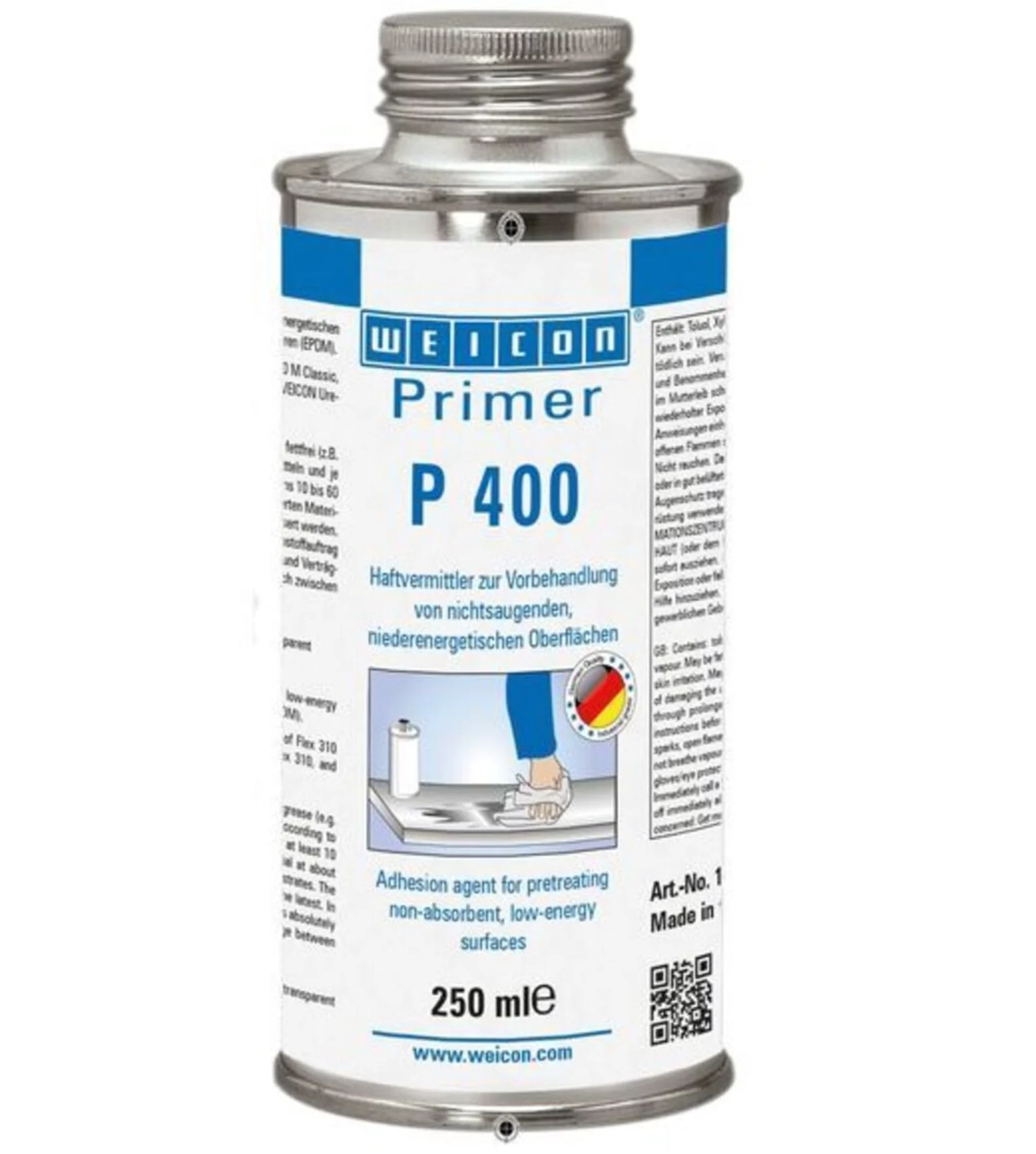 wcn13550425 - 10023569 WEICON Праймер P 400 (250 мл) для полиолейфинов TPE, PE, PP