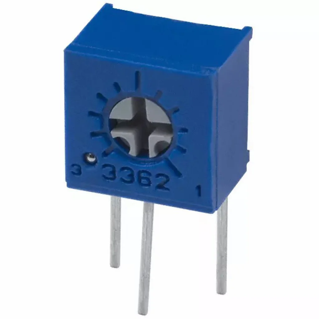 TSR-3362W-502R - Потенциометр однооборотный керметный 5кОм 0.5Вт ±10% (6.6 X 4.7 X 6.99мм)