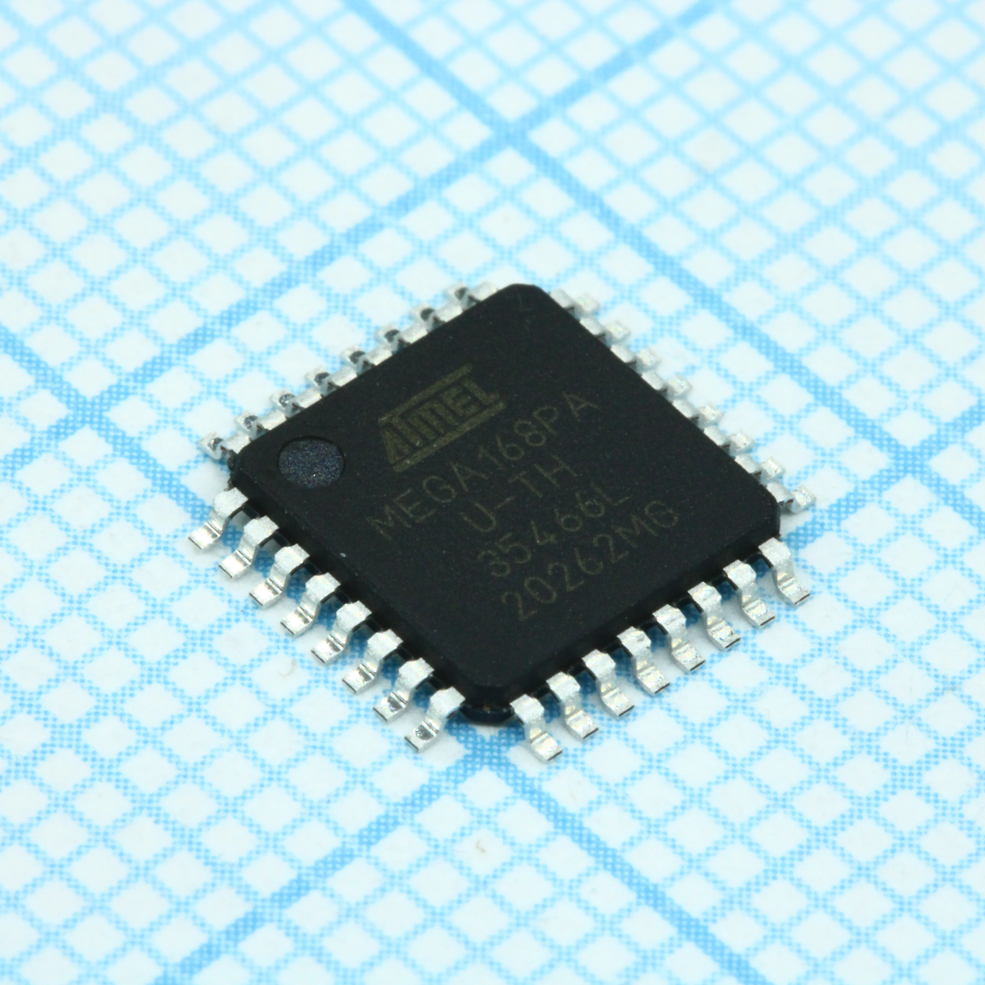 ATMEGA168PA-AU - Микроконтроллер AVR ATmega 8-бит архитектура RISC 16Кбайт Флэш-память 2.5V/3.3V/5V
