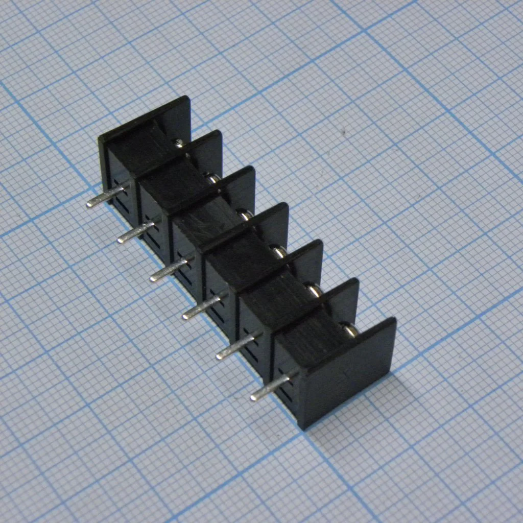 DG25C-B-06P-13-00A(H) - Барьерный клеммный блок 6 контактов. Серия DG25C-B