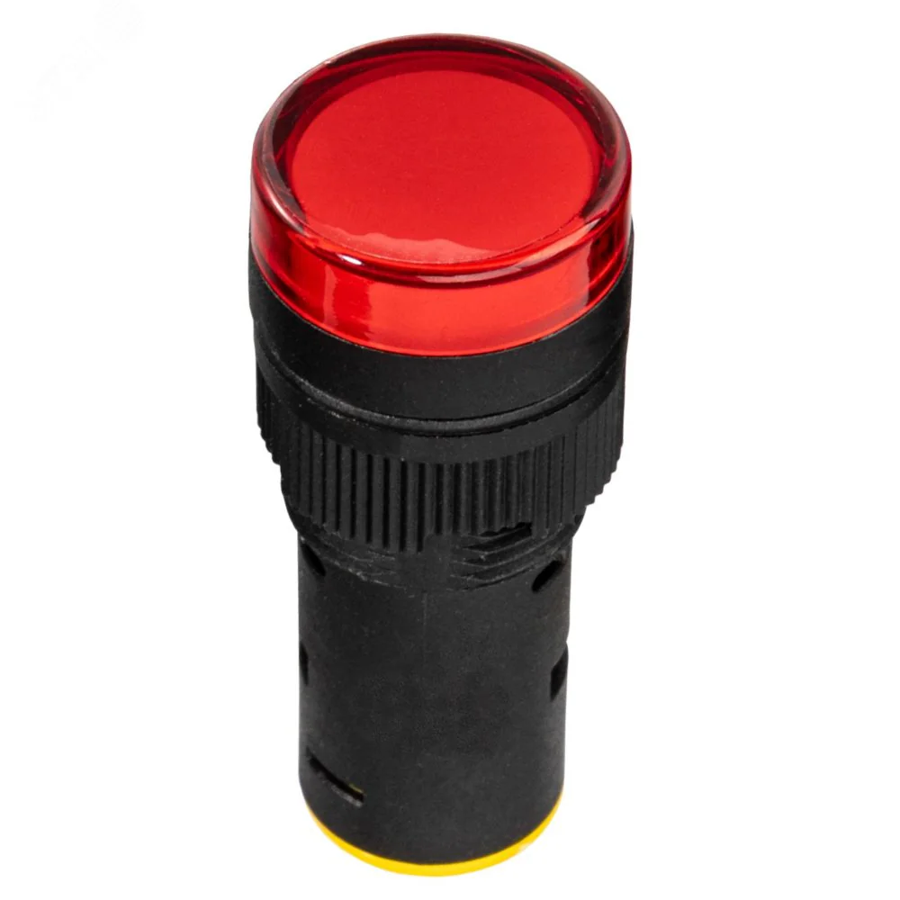 Лампа AD16DS(LED) матрица D16мм красный 110В AC/DC 357830