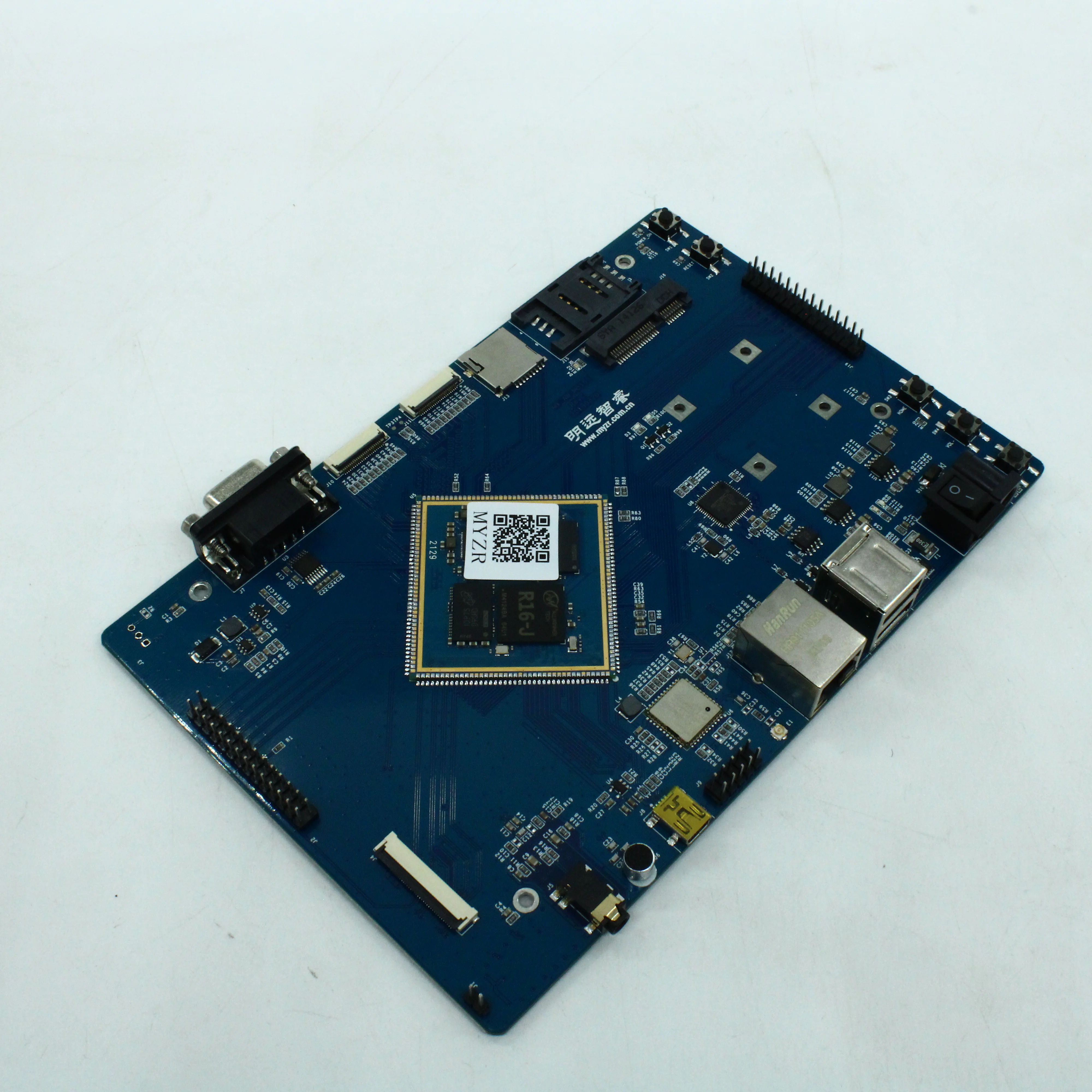 MYZR-R16-EK166-1G-4G - Отладочный комплект материнская плата + SOM модуль на базе микропроцессора Allwinner R16. 1G-4G