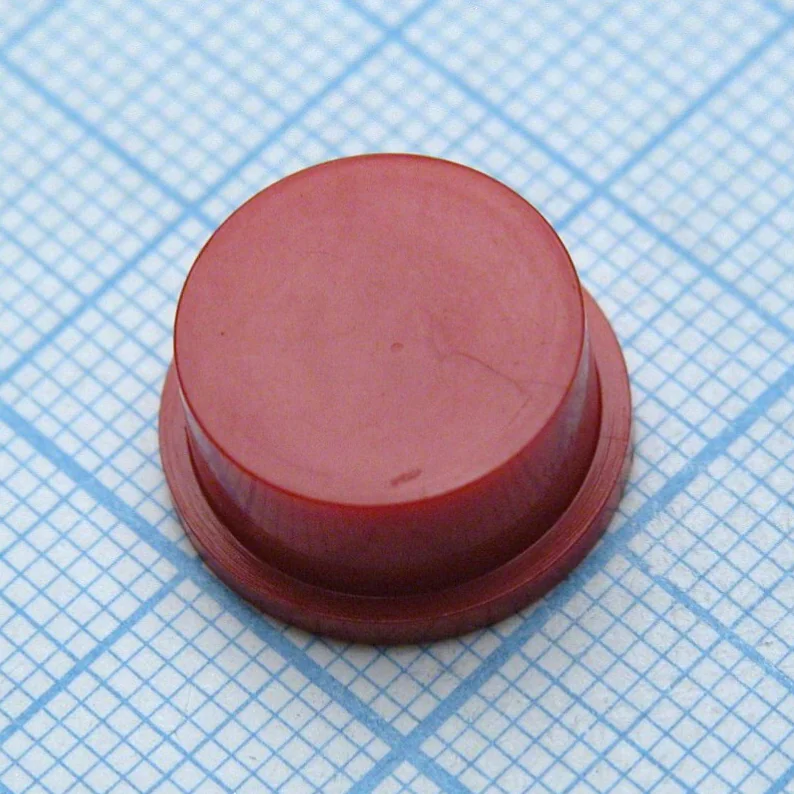 Колпачок A03 красный - Для PSW-2 (D=16, H=8)